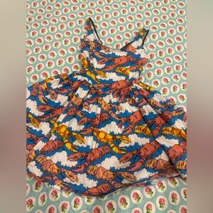 Retired Nooworks Lobster Dreams Mini Misty dress